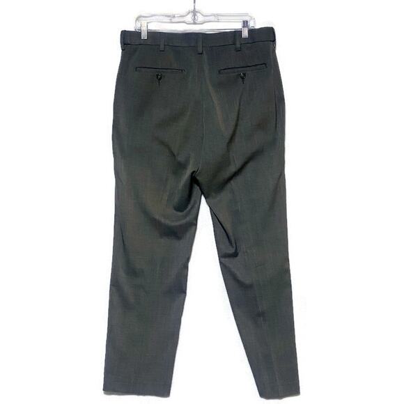 Savane Dress Pants Men's Size 34x30 Polyester Brown - Picture 2 of 7